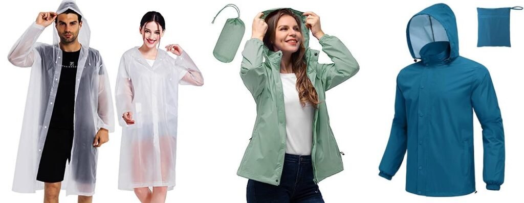 Travel Rain Jacket combined image