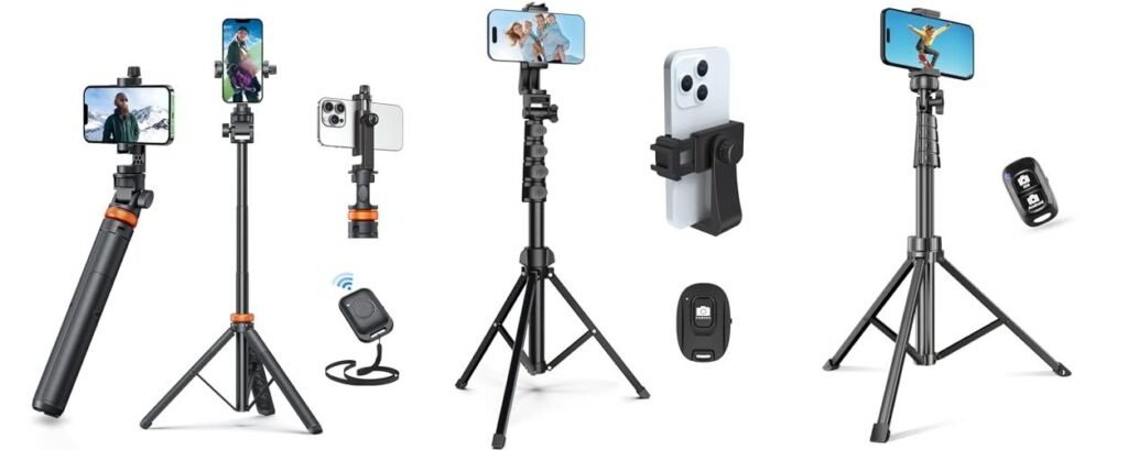 Tripods For Content Creators combined image