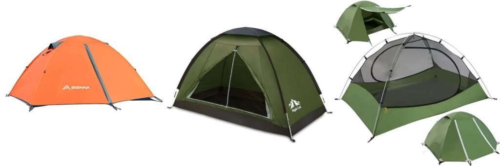 Two Person Tent Backpacking combined image