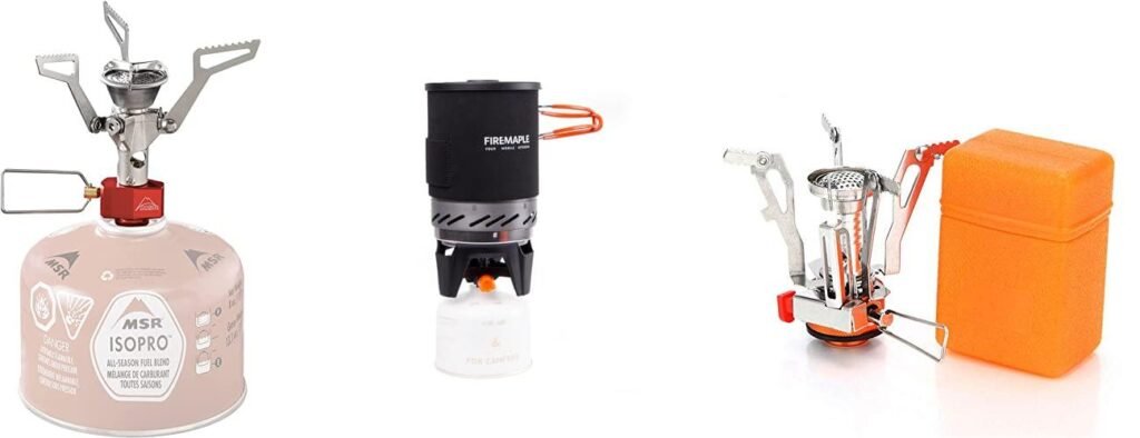 Ultralight Backpacking Stove combined image