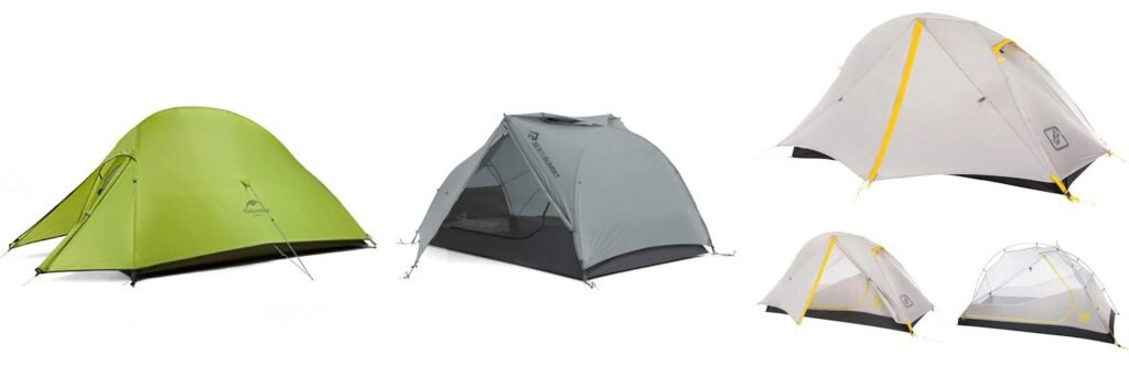 Ultralight Freestanding Tent combined image