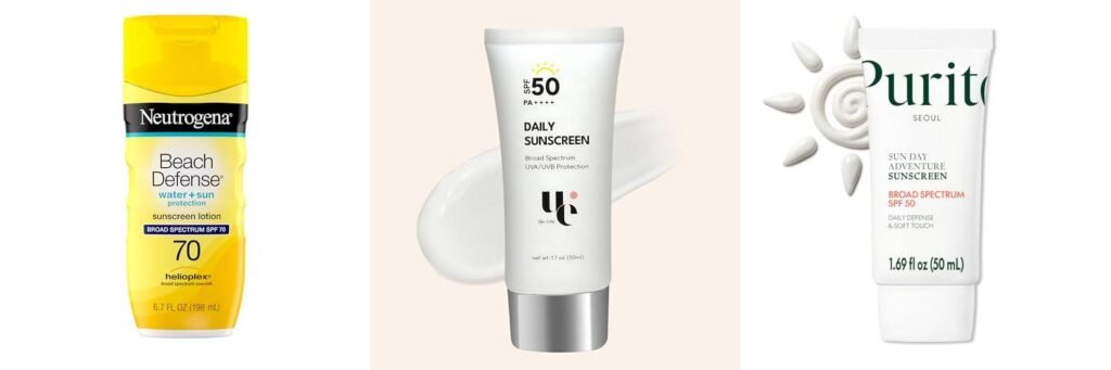 Uvb And Uva Sunscreen combined image