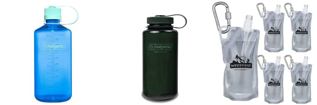 Water Bottles For Backpacking combined image