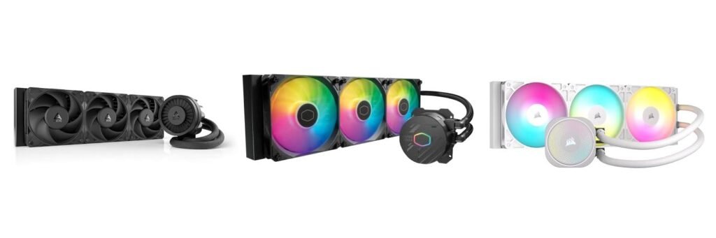 Water Cooling Cpu Cooler combined image