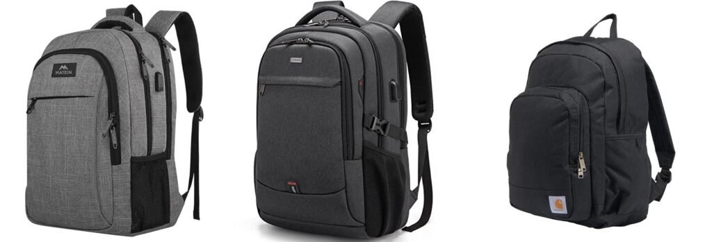 Water Resistant Laptop Backpack combined image