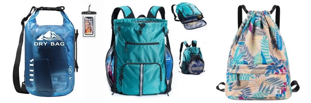 Waterproof Beach Backpack combined image