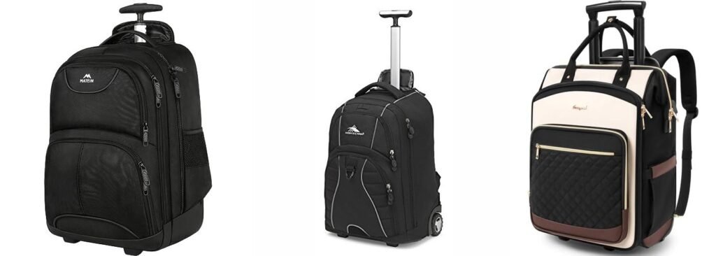 Wheeled Laptop Backpack combined image