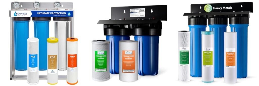 Whole House Water Filter For Well Water combined image