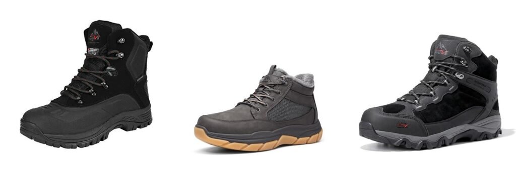 Winter Hiking Boots MenS combined image