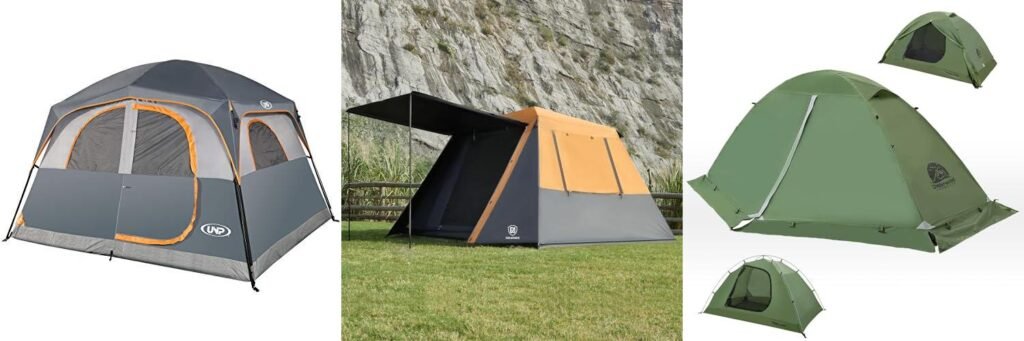 Winter Tent For Camping combined image