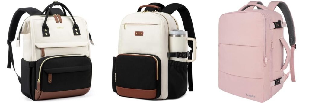 Women Laptop Backpack combined image
