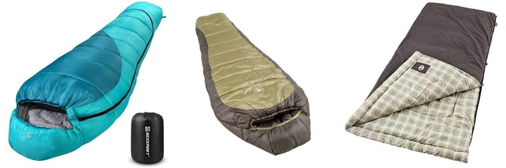 15 Degree Sleeping Bag combined image