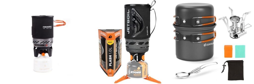 Backpacking Cooking System combined image