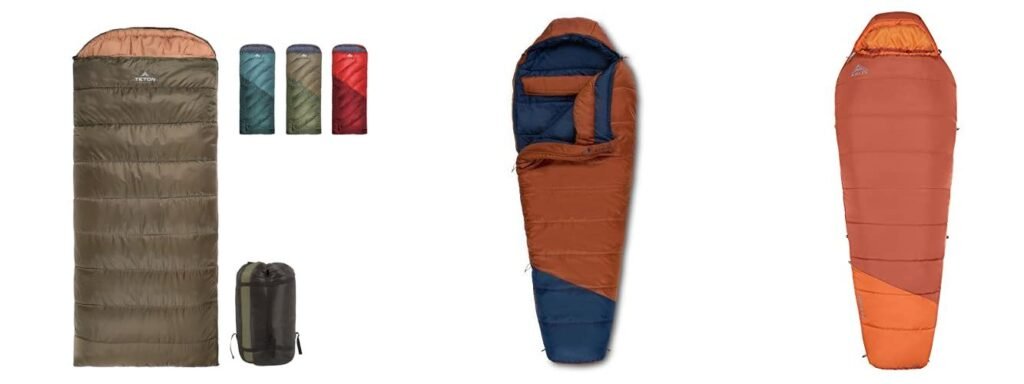 Budget 0 Degree Sleeping Bag combined image