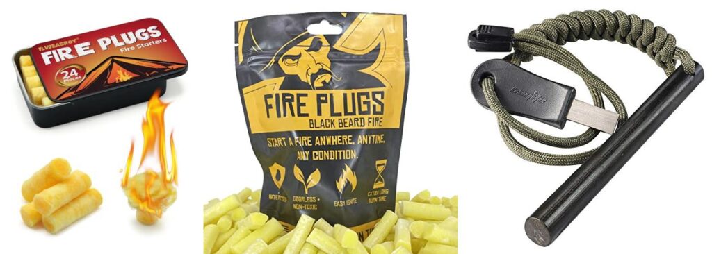 Fire Starter Backpacking combined image