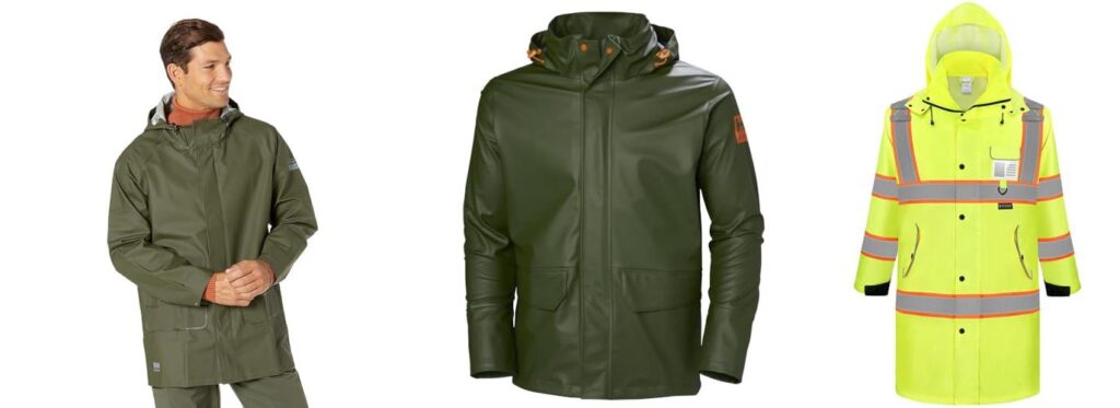 Heavy Duty Rain Jacket combined image