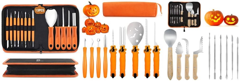 Jack O Lantern Carving Tools combined image