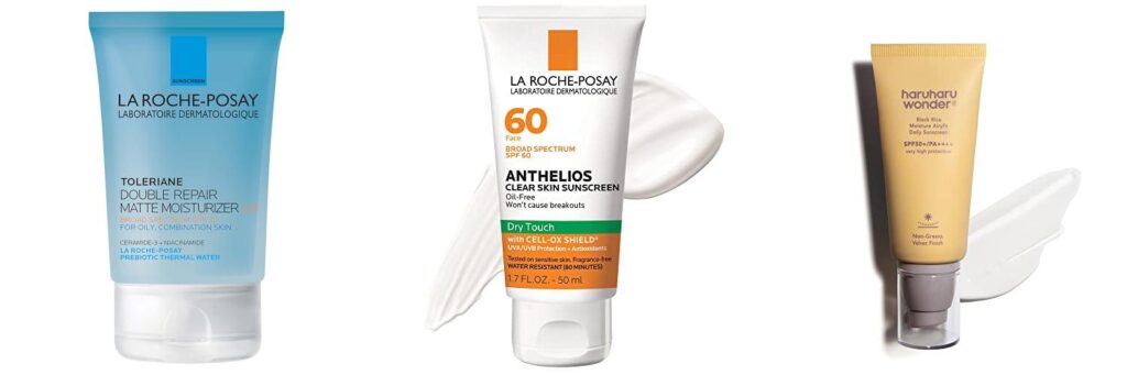 Mattifying Sunscreen combined image