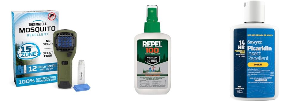 Mosquito Repellent Backpacking combined image