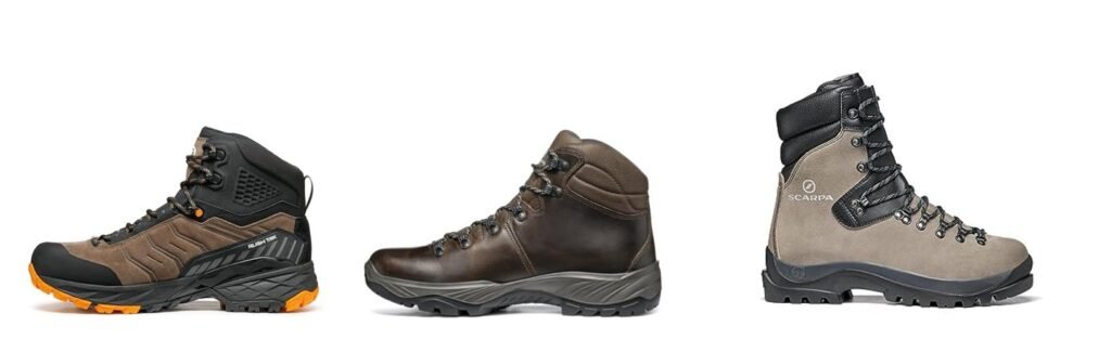 Scarpa Hiking Boots combined image