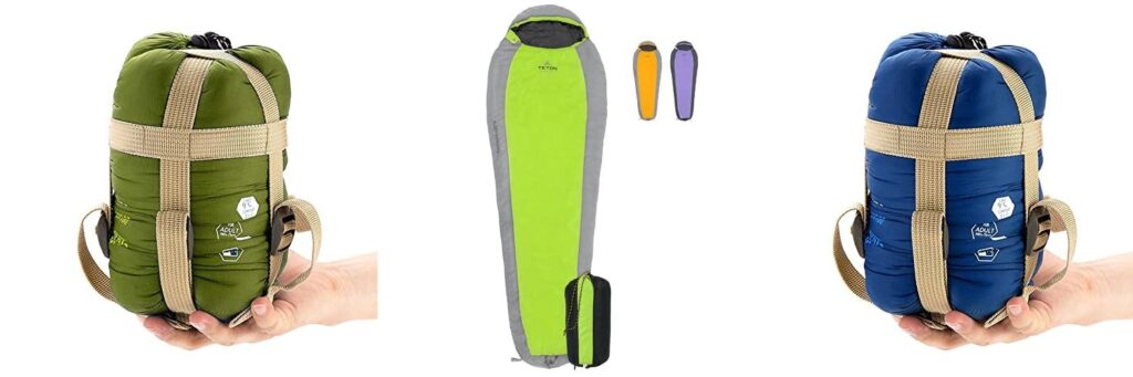 Sleeping Bag For Backpacking combined image