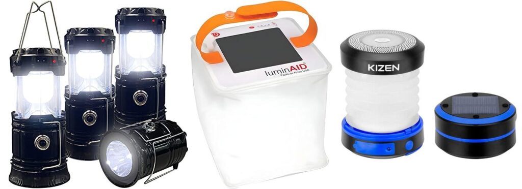 Solar Camping Lantern combined image