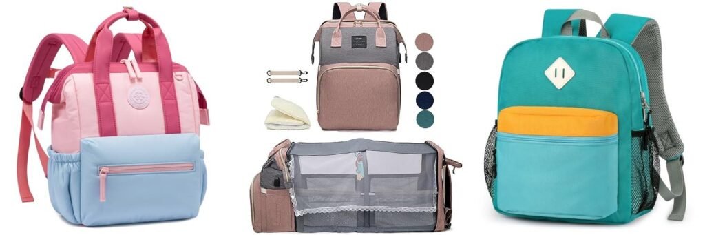 Toddler Travel Backpack combined image