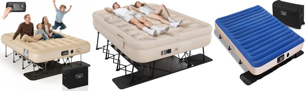 Air Mattress With Frame combined image