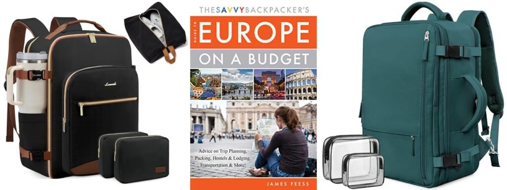 Backpack For Traveling Europe combined image