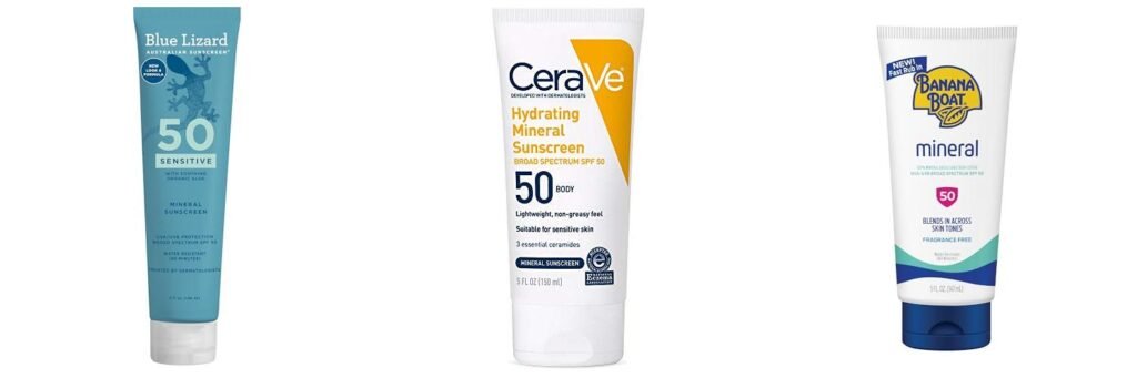 Body Mineral Sunscreen combined image