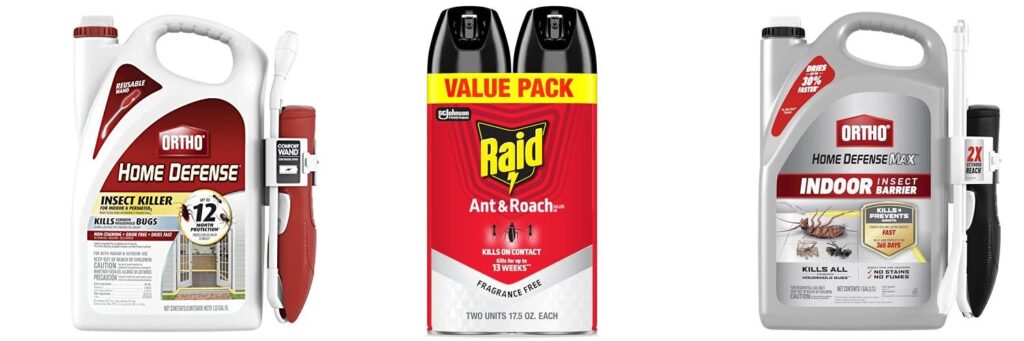 Bug Spray For Cockroaches combined image