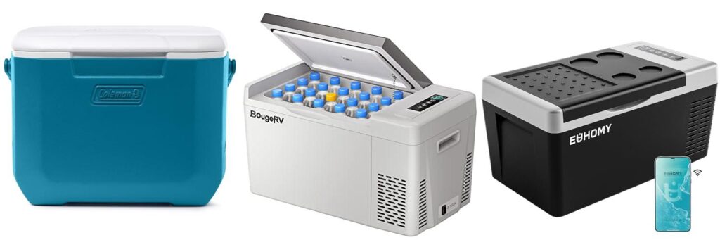 Car Camping Cooler combined image