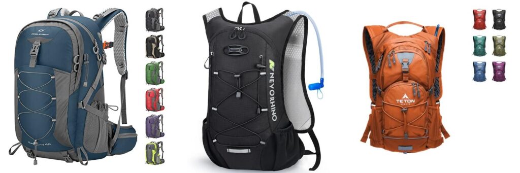 Day Hiking Backpack combined image