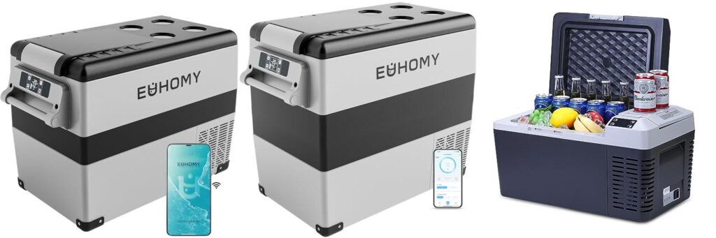 Electric Cooler For Camping combined image