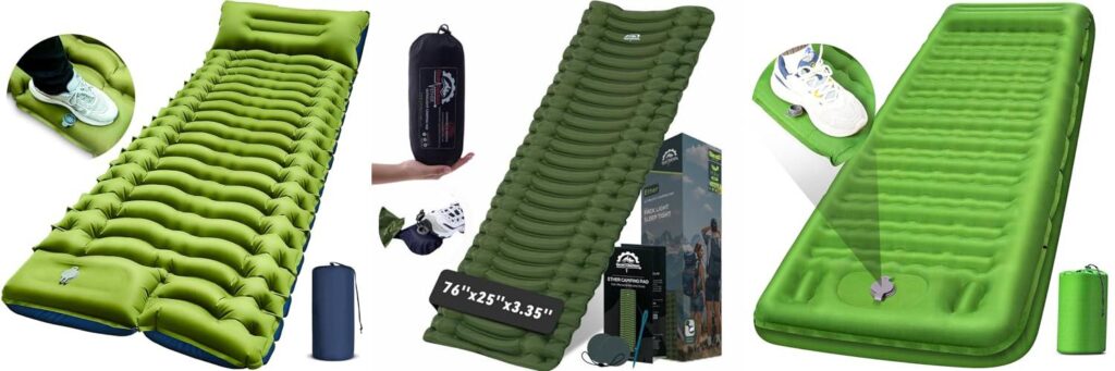 Light Sleeping Pad combined image