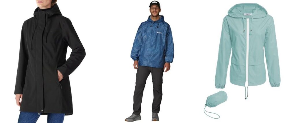 Light Weight Rain Jacket combined image