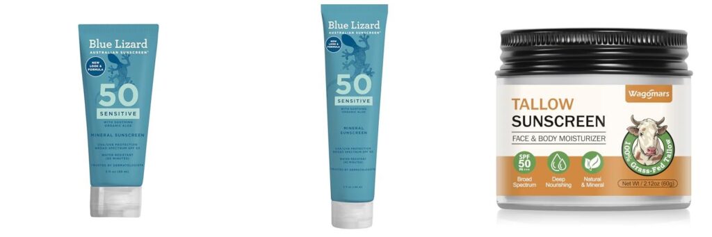 Natural Sunscreens combined image