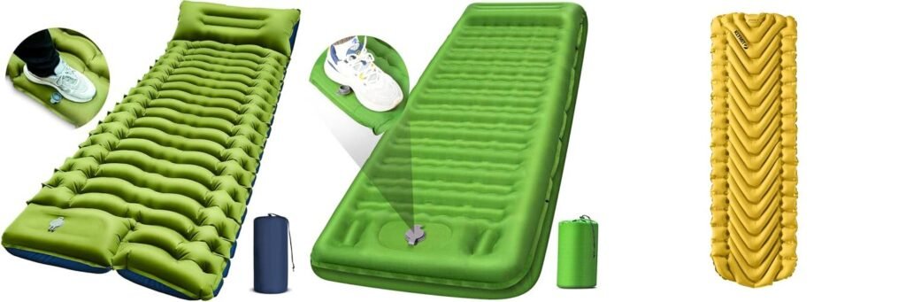 Sleeping Pad Camping combined image