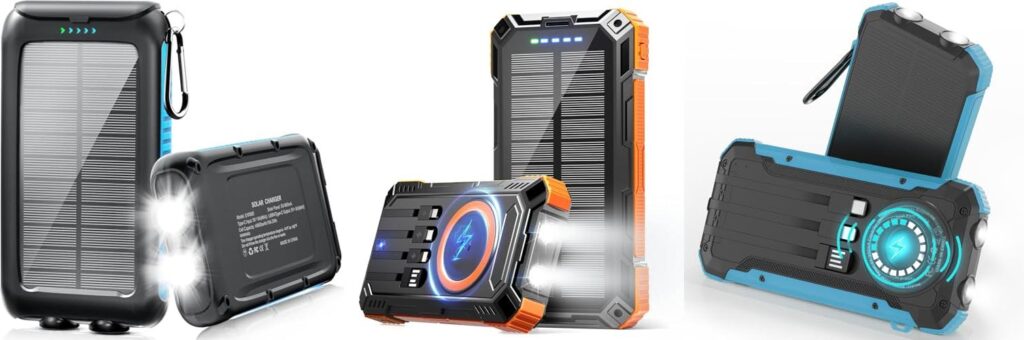 Solar Charger For Cell Phone combined image