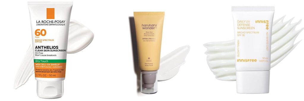 Sunscreen For Combination Skin combined image