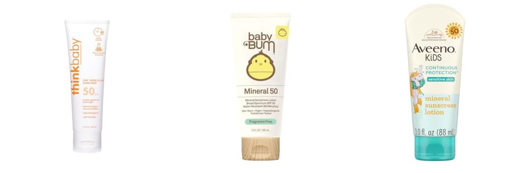 Sunscreen For Toddler combined image