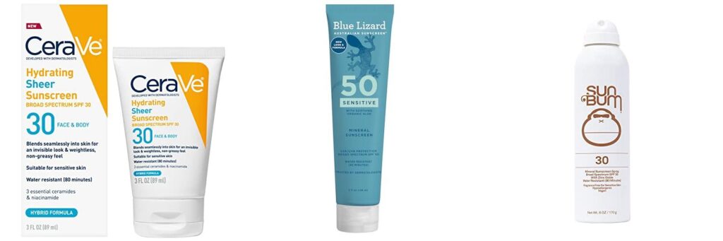 Sunscreen Without Avobenzone combined image