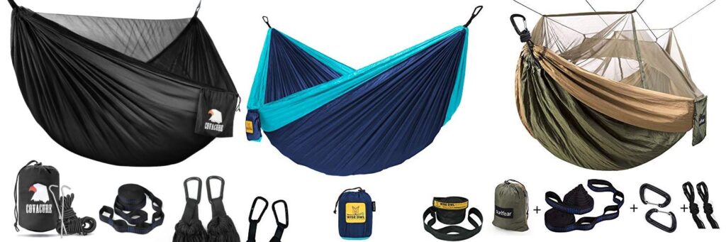 Two Person Camping Hammock combined image