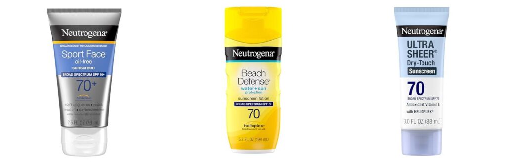 Waterproof Facial Sunscreen combined image