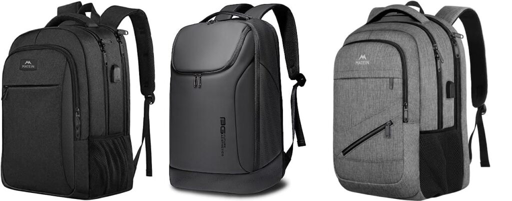 Work Travel Backpack For Men combined image