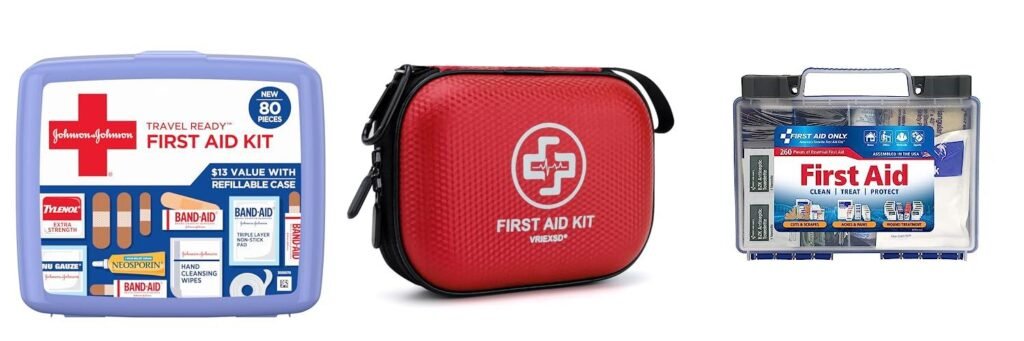 First Aid Kits For Cars combined image