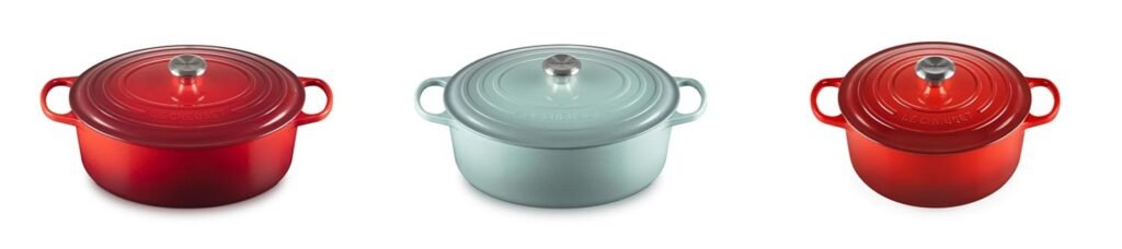 Size Le Creuset Dutch Oven combined image