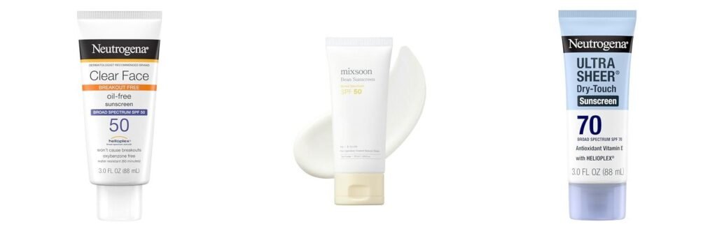 Sunscreen For Skincare combined image